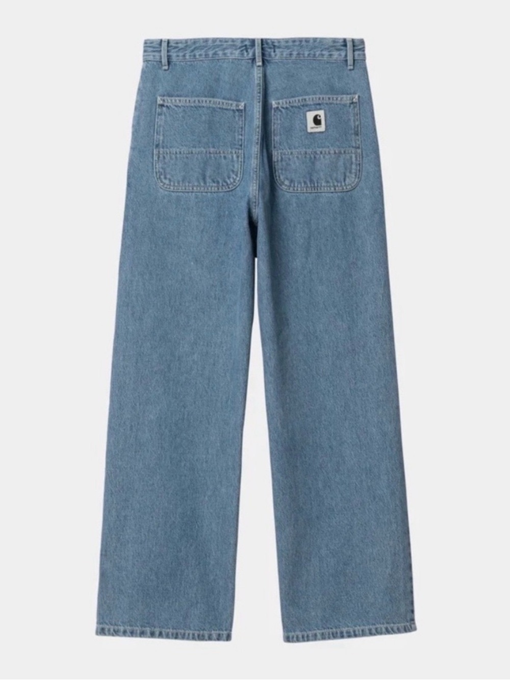 Carhartt WIP Women’s Simple Pant in Heavy Stone Wash Jeans Rigid Denim
